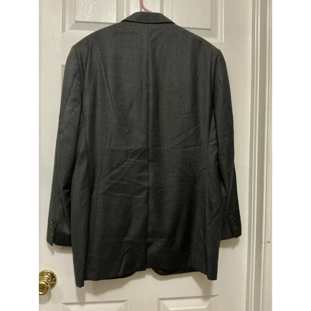 Cremieux Men Gray Italian‎ Wool Jacket Sport Coat 40 Lora Piana Super 160's